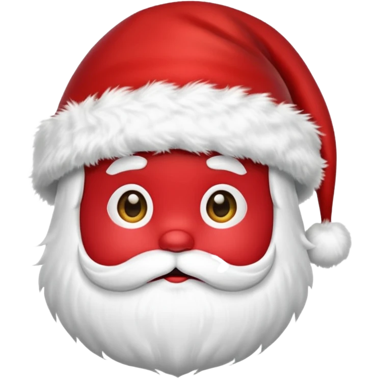 A cute Santa hat  emoji