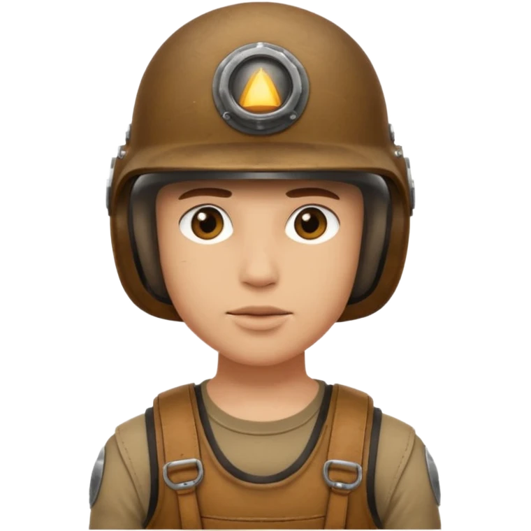голова в танковом шлемафоне emoji