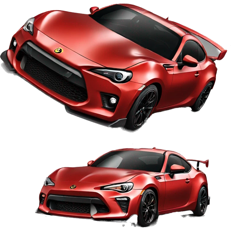 gt86 widebody in red emoji