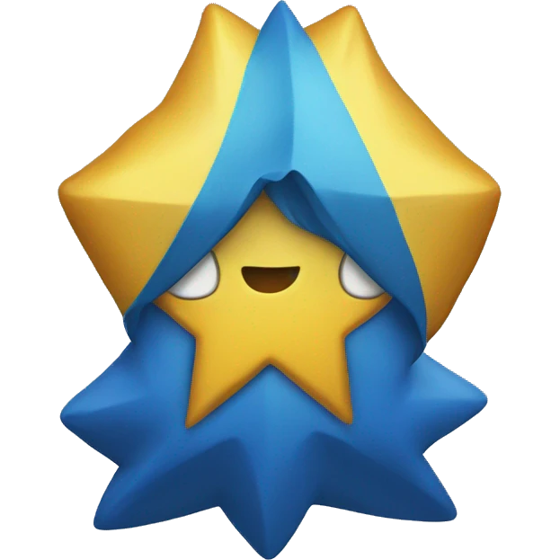 Estrella azul  emoji