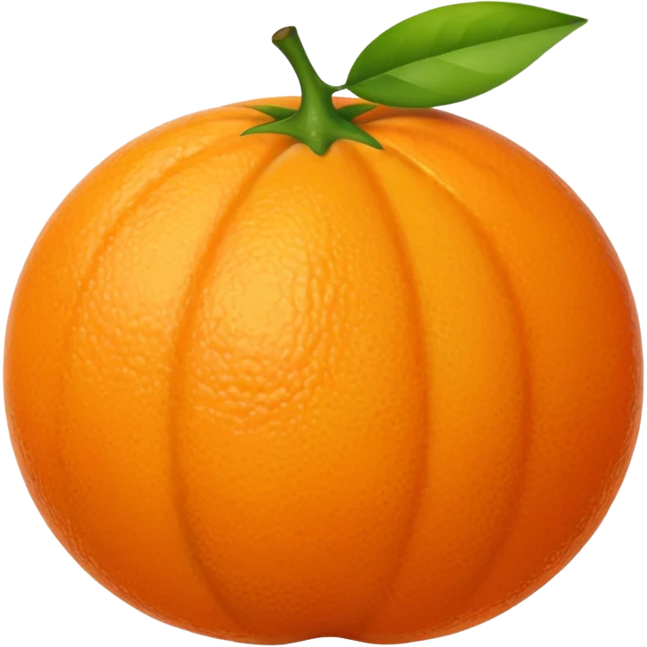 Flat Orange emoji