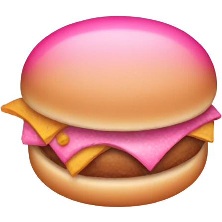 Pink restaurant menu emoji
