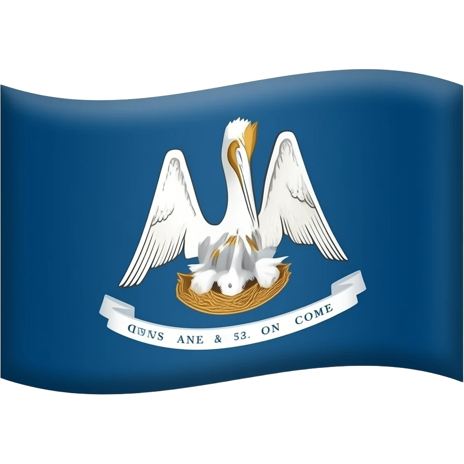 Louisiana Creole flag emoji