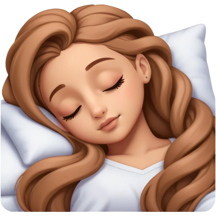Ariana Grande sleeping emoji