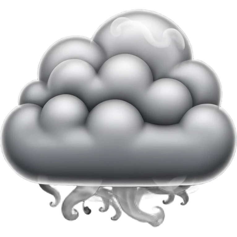 Fight Cloud Without Face emoji