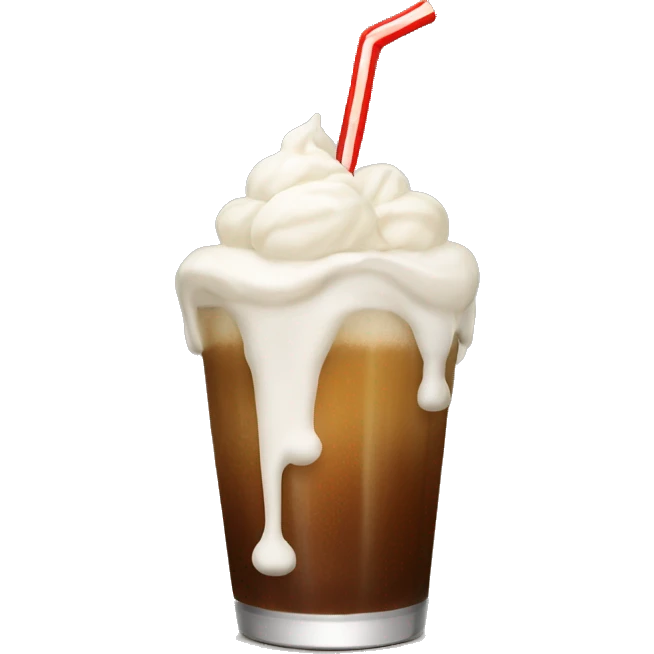 Root beer float  emoji
