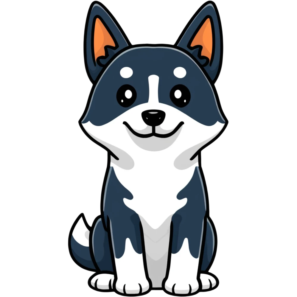 playful dog emoji