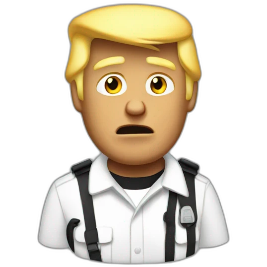donald-trump-arrested emoji