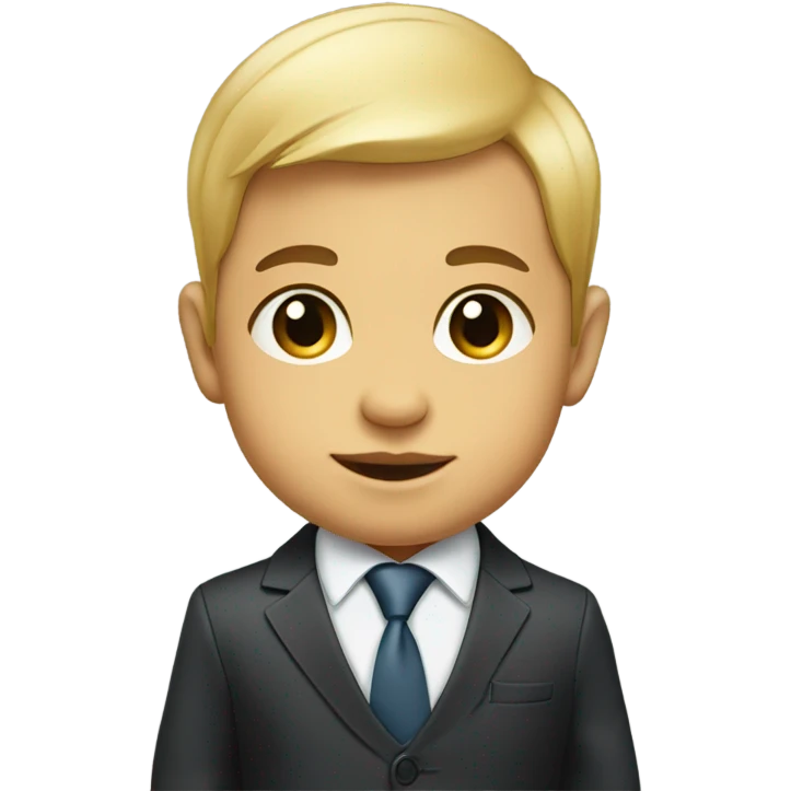 baby boy emoji like boss baby emoji