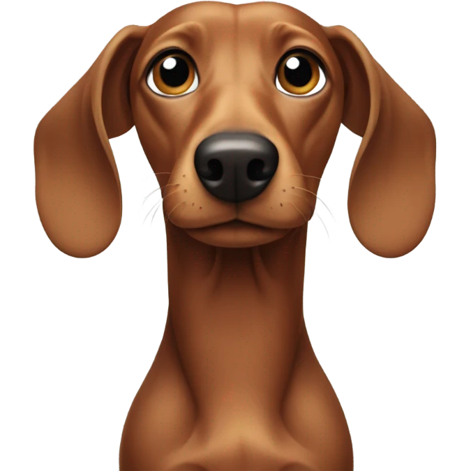 dachshund with arms  emoji