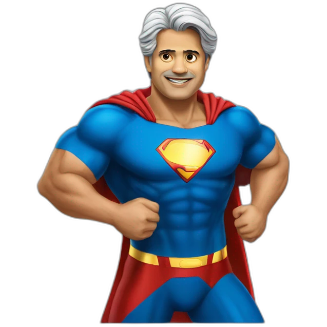 Ashok gahlot super man emoji