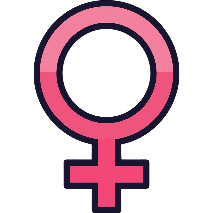 Female gender symbol emoji