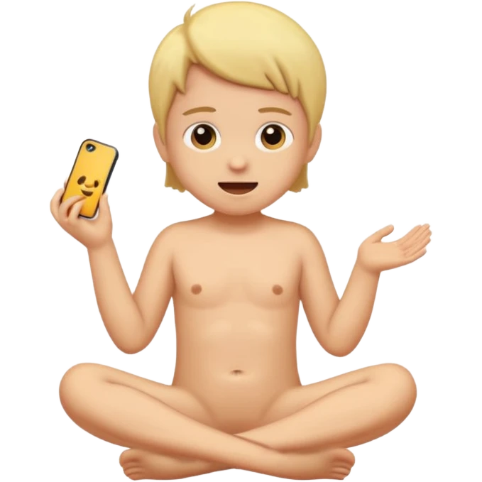 Child naked masturbating emoji