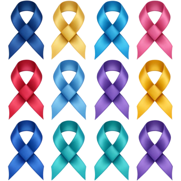 Ribbon of same design in all colors emoji