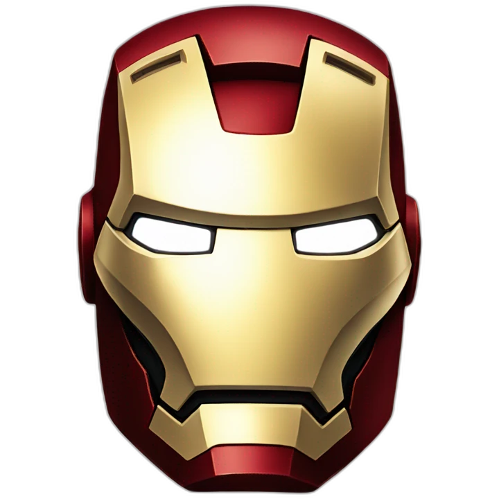 Iron man face emoji