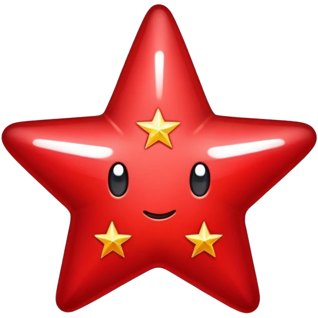 5 in red with a star emoji