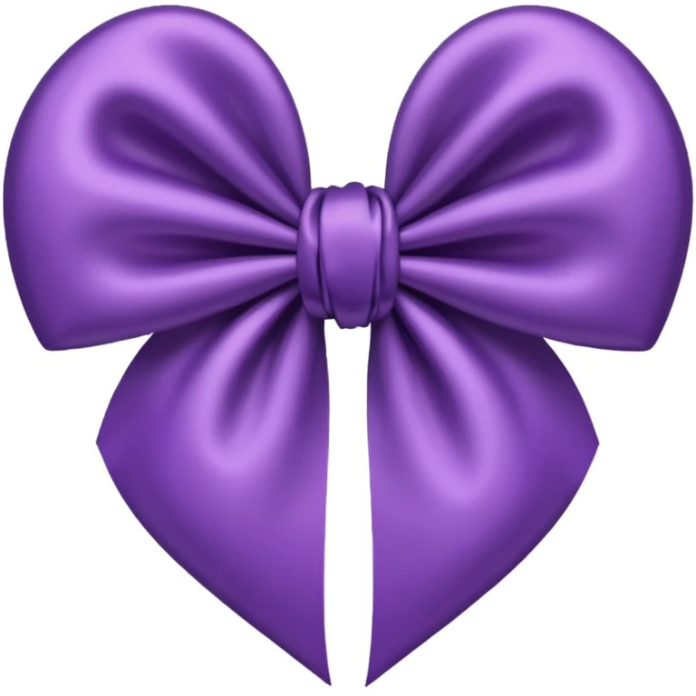 purple heart with a ribbon bow emoji