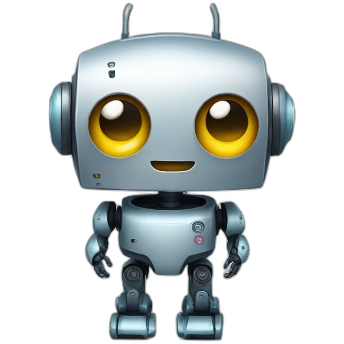 Cute robot emoji