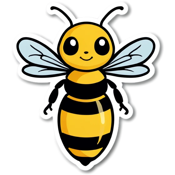 Sweet honey bee emoji
