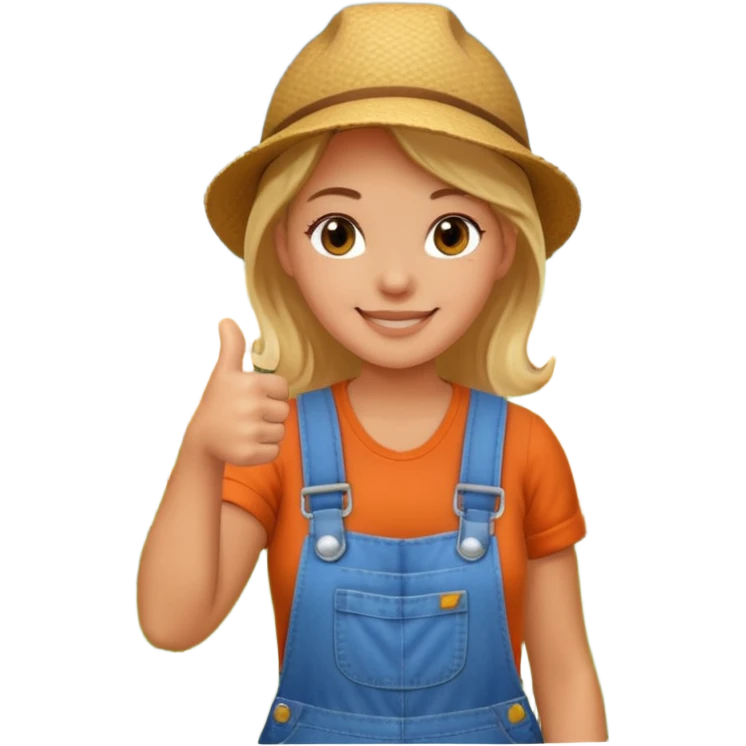 tia granjera dando like granjera  campo emoji