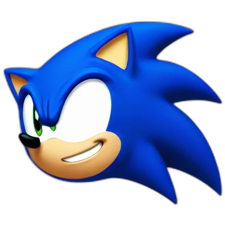 Sonic en carton emoji