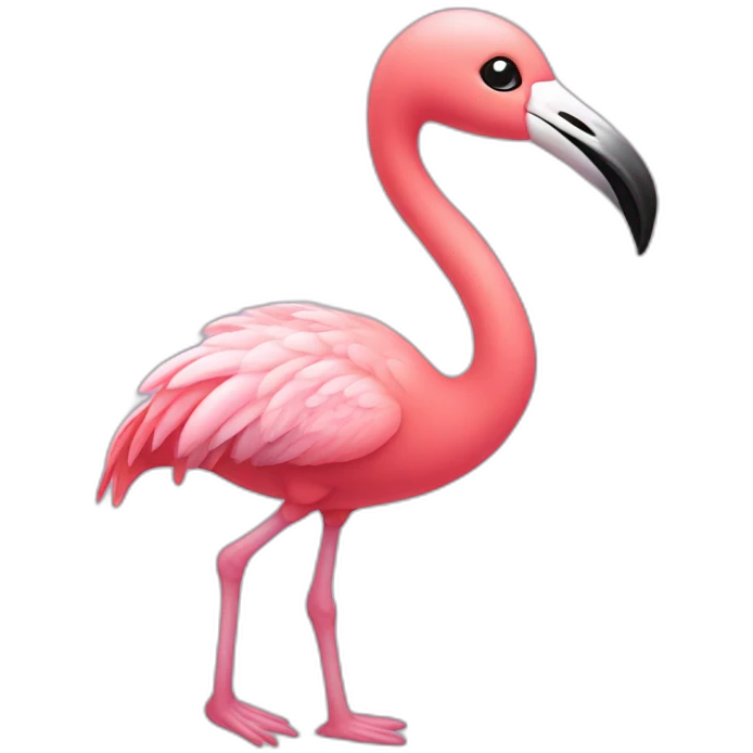 Baby flamingo emoji