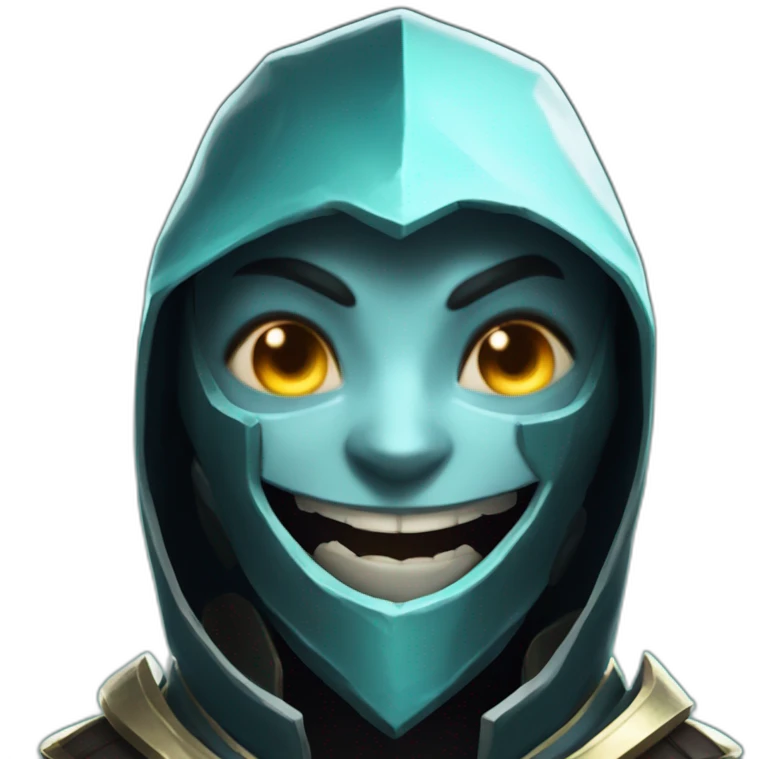 Phantom Assassin from Dota 2 smiling emoji