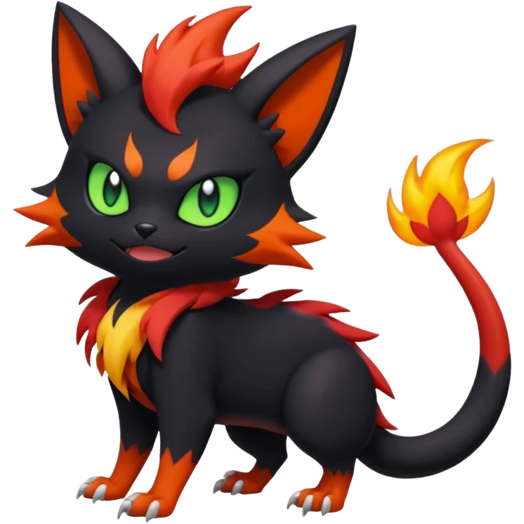 Noibat-Nargacuga-Litten-Torracat-fusion-Fakemon-Pokémon-creature  emoji