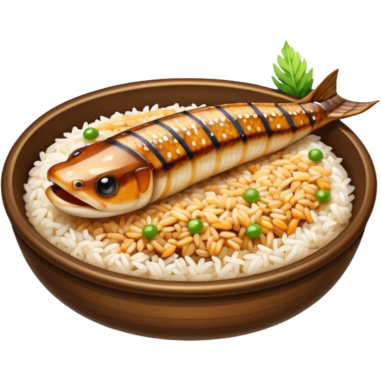 Grilled Eel Rice emoji