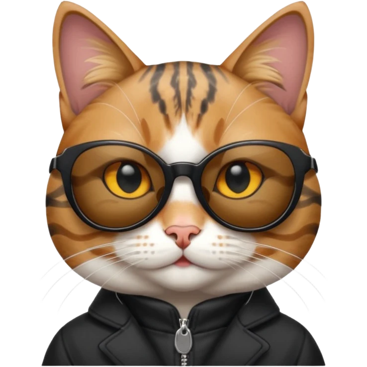 Cat wearing sunglasses emoji