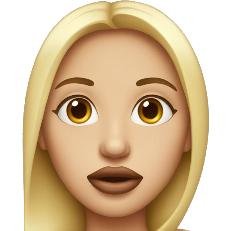 Women have big lips emoji