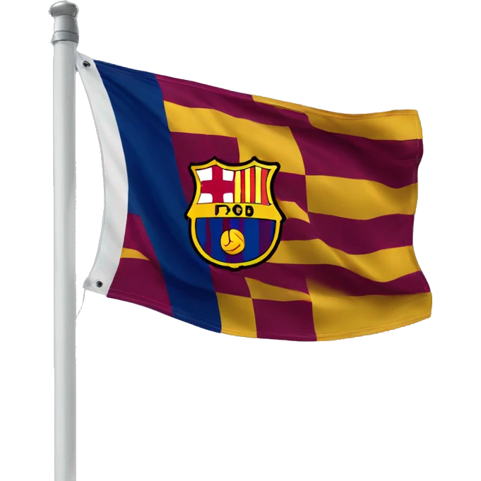 Fc barcelona flag  emoji