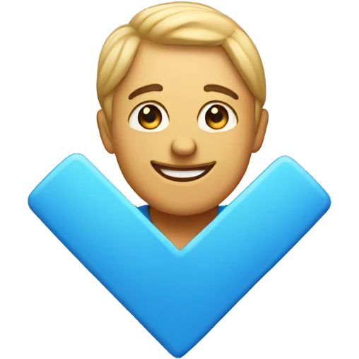 blue verified checkmark emoji