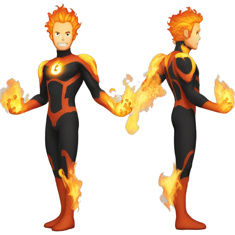 Human torch emoji