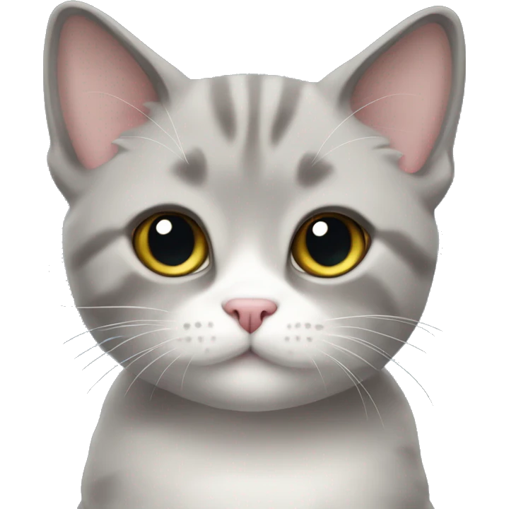 Gray munchkin cat emoji