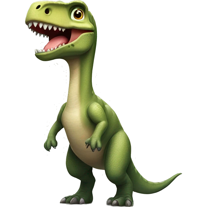 Dinosaure amoureux emoji