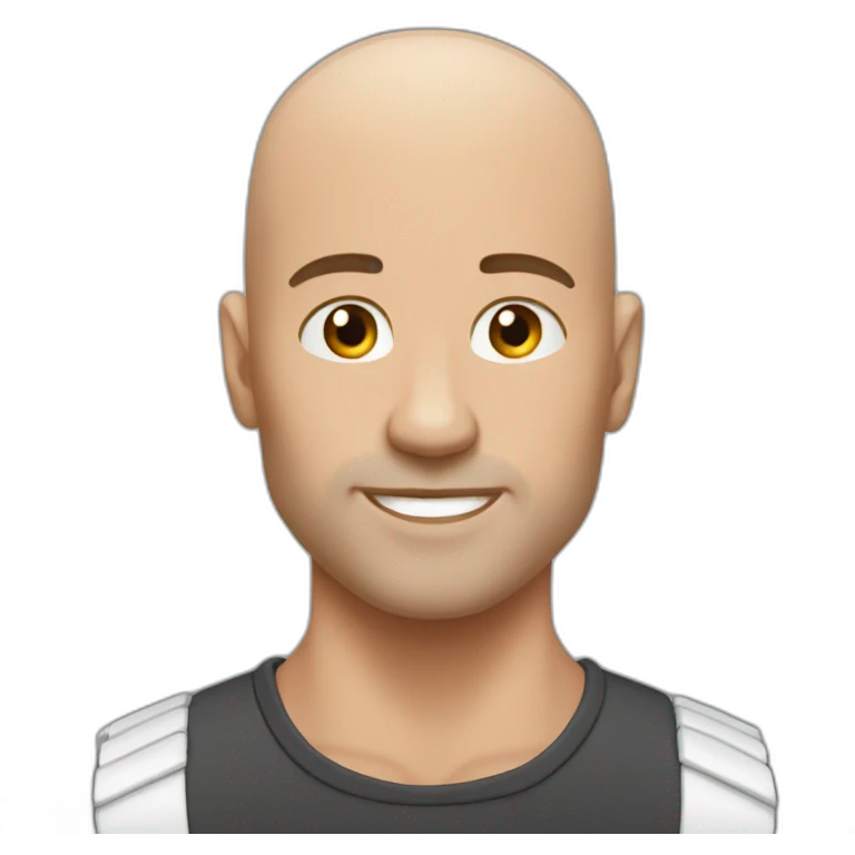 a musculine bald head andrew tate emoji