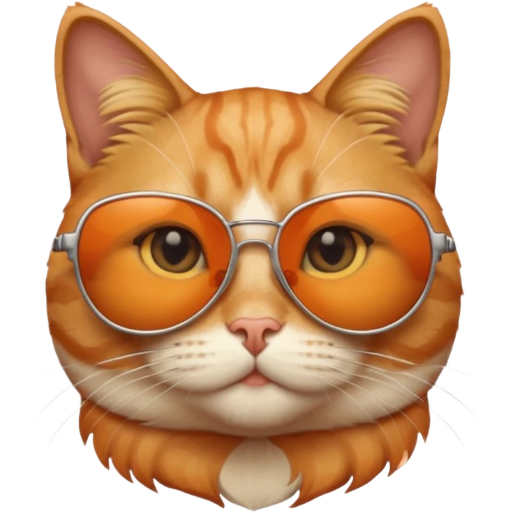 Cat wearing sunglasses emoji