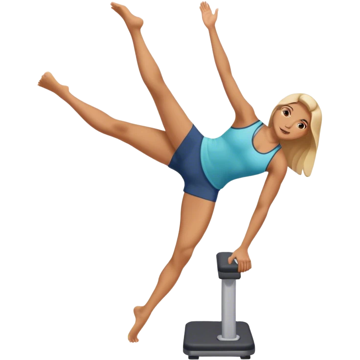 guy leg-side-raise-hip-abduction exercise emoji