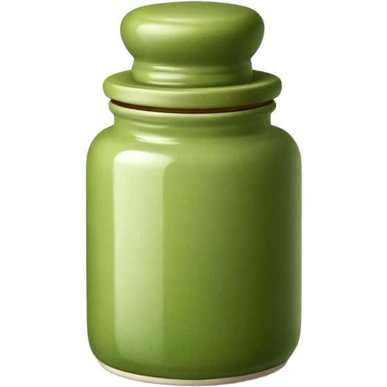 green spice jar emoji