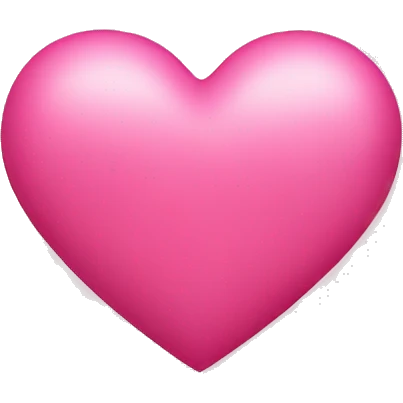Heart pink emoji