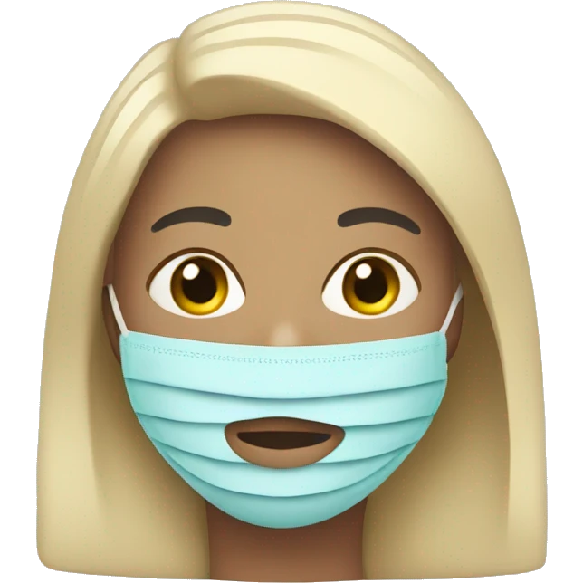 Apply a face mask emoji