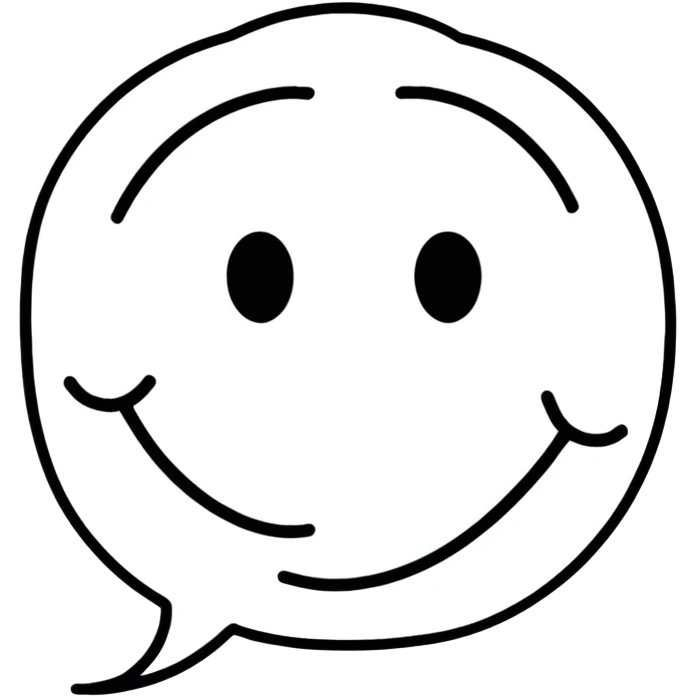 Fake smiley face  emoji