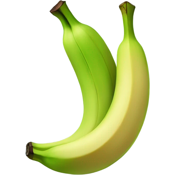 Light green banana emoji