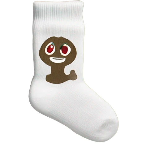 Socks on a log emoji