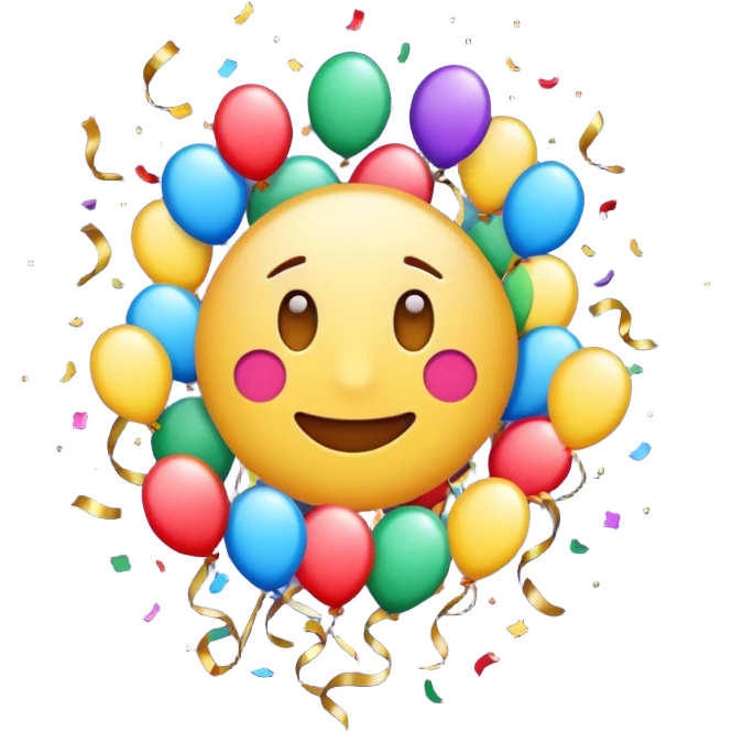 Un emojin de  anul nou emoji