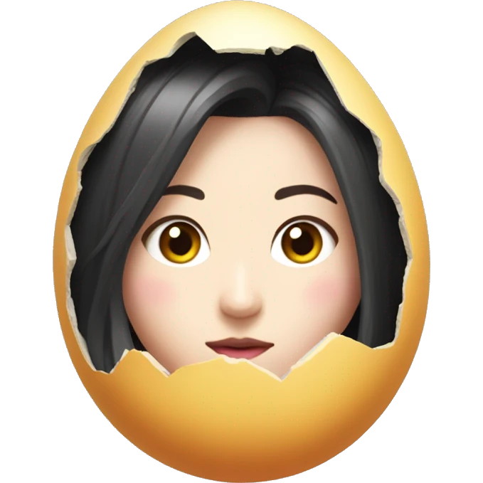 Seulgi inside of an egg emoji