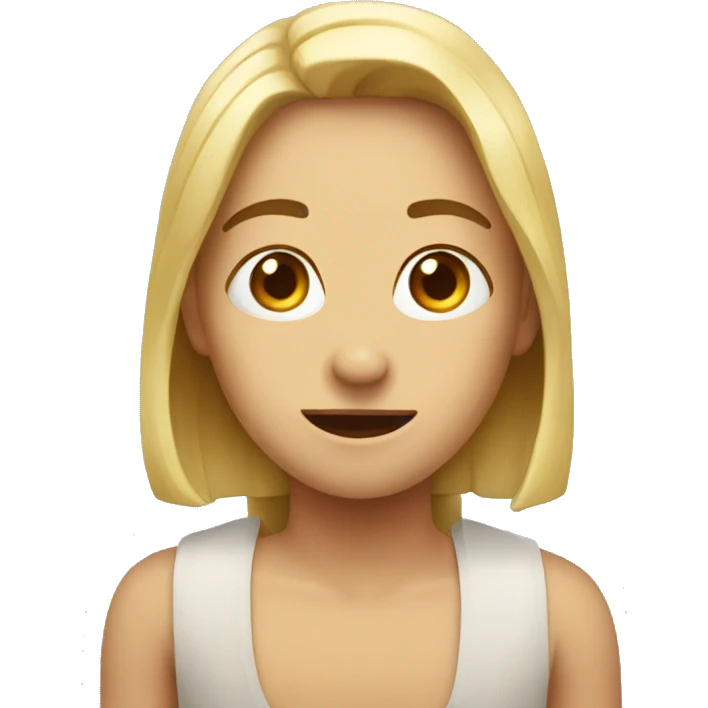 Hello with waiting face emoji