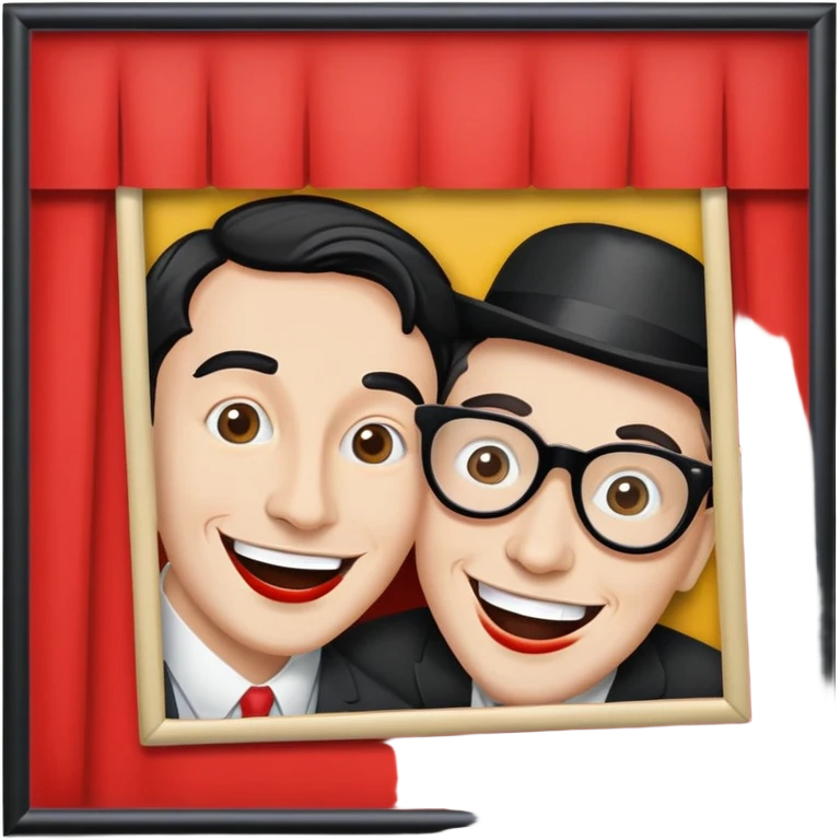 Cute London photo booth  emoji