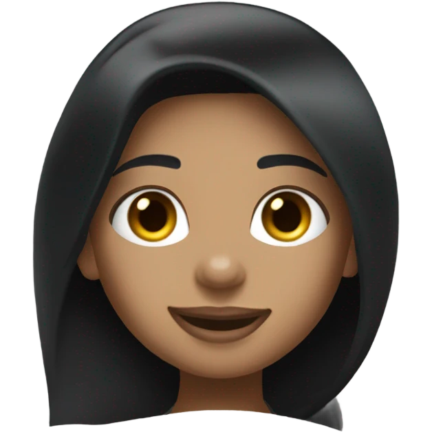 "Black" jeep compass car driven by sexy blue eyed brunette girl with black straight hair emoji